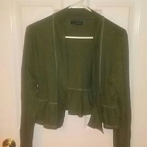 Ameeican Eagle cardigan size M olive green